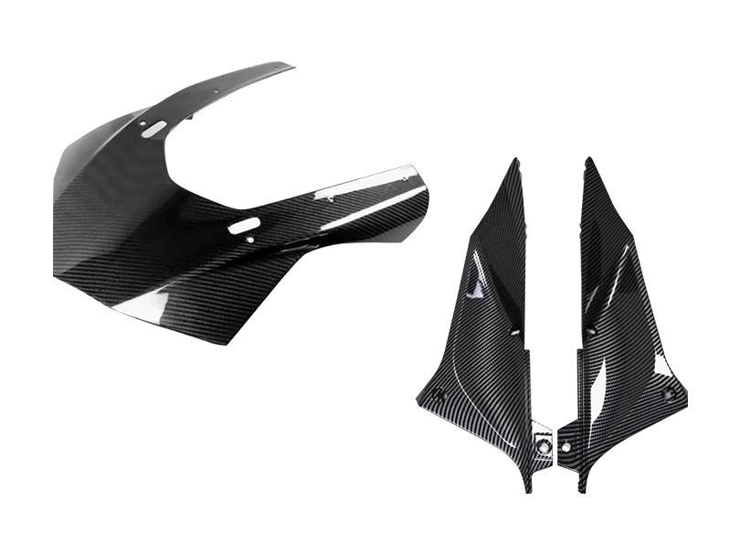 Vacuum formed carbon fiber part